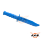 Preview: IMI Defense Rubberized Training Knife – Trainingsmesser für realitätsnahes Handling, blau