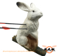 Preview: 3D Ziel Hase von ELEVEN TARGETS für Bogen / Armbrust / Compound