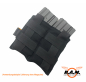 Preview: Doppelte M4 Molle-Magazintasche mit elastischem Band, schwarz