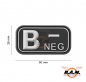 Preview: Bloodtype Rubber Patch Swat B Neg
