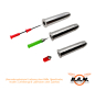 Preview: Universal Ladehülsen 4,5 mm 6er Pack für Diabolo & Darts – Umarex, Crosman & Dan Wesson – von SOLIDCORE | Made in Germany