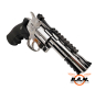 Preview: Dan Wesson 4" Silber CO2 Airsoft Revolver 6 mm BB – Vollmetall