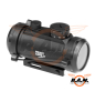 Preview: 40mm Red Dot schwarz