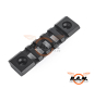 Preview: 5 Slot Keymod 3" Aluminium Schiene, schwarz