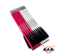 Preview: STEAMBOW Bodkinpfeile für Stinger  AR- Serie, 10er Pack, SPORT EDITION silber/pink
