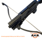 Preview: SOLIDCORE Dyneema PRO Tuning Sehne grau, handgemacht für STEAMBOW AR6 Stinger 1 & 2