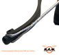 Preview: SOLIDCORE Dyneema PRO Tuning Sehne grau, handgemacht für STEAMBOW AR6 Stinger 1 & 2