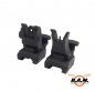 Preview: Tactical Flip Up Sights (Front & Rear), schwarz