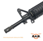 Preview: TM4 & HK416 präzisions Stahl Laufverlängerung 5cm Modular **HARDCORE**