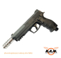 Preview: HDR50 / HDP50 Mündungsfeuerbremse SC50MB mit Glasbreaker silber