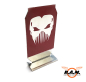 Preview: solides Aluminiumziel "Phantom", rot (Hakkotsu)