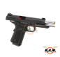 Preview: Softairpistole KJ WORKS Hi-Capa 5.1 Full Metal GBB, schwarz