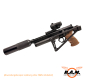Preview: Huben GK1 AK COMBAT Stock / Klappschaft / Hinterschaft
