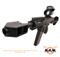 Preview: M82 Style Muzzle Brake aus Metall – M22x1 für MagFed & Paintball .68 Cal (MILSIG)