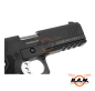 Preview: WE Softairpistole Hi-Capa 4.3 OPS Full Metal GBB, schwarz