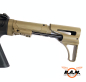 Preview: CRS (Collapsible Rifle Stock) Schubschaft für M4/M16 Airsoft AEGs, Desert