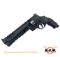 Preview: HDR68 Aluminium Tuning Ersatztrommel schwarz cal. 0.68