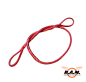 Preview: SOLIDCORE Dyneema PRO Tuning Sehne Rot handgemacht für STEAMBOW AR6 Stinger 1 & 2