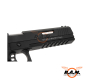 Preview: WE Softairpistole Hi-Capa 6 Force A Silver Barrel Full Metal GBB, schwarz