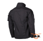 Preview: Fleecejacke Combat in schwarz