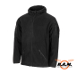 Preview: Tactical Fleece Jacke in schwarz