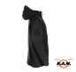 Preview: Tactical Fleece Jacke in schwarz