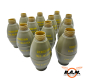 Preview: Ersatzhüllen "Lemon Frag Grenade" oliv 12er Set
