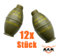 Preview: Ersatzhüllen "Lemon Frag Grenade" oliv 12er Set