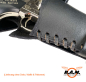 Preview: Revolverholster "Double" Colt SAA Echtleder schwarz