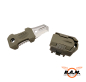 Preview: MOLLE Quick Release Knife Mini  – kompakt & taktisch / MOLLE-Messer, oliv