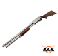 Preview: STEEL DEFENDER CO2 Schrotflinte / Pumpgun 7 Schuss NBS CHROMED MARINE CORPS cal. 0.68