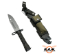 Preview: US Bajonette M9 mit Scheide, oliv