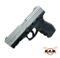 Preview: Schreckschusspistole RETAY PT-23 Nickel Finish 9mm P.A.K.