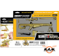 Preview: GOATGUNS Modell - Barrett 82A1 cal. .50, gold (Set)