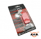 Preview: Schrillalarm mit integrierter Taschenlampe, max. 120dB, rot