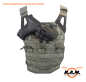 Preview: Universal Holster Molle Plattform, schwarz