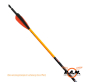 Preview: Pfeil / Bolzen / Arrow Wrap Neon Orange 12 Stück