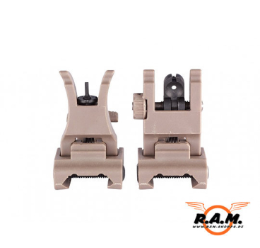 POLYMER Flip Up Sights Set DE