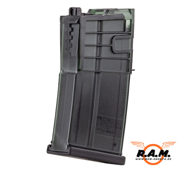 Ersatzmagazin für Heckler & Koch HK417D, Gas, cal. 6mm, 20 Schuss