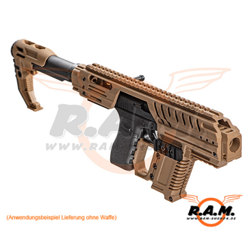 SLONG MPG Carbine Full Kit für Airsoft Glock GBB, tan