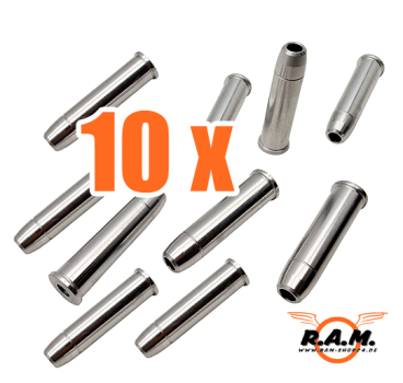 Preview: Universal Ladehülsen 4,5 mm 10er Maxi Pack für Diabolo & Darts – Umarex, Crosman & Dan Wesson – von SOLIDCORE | Made in Germany