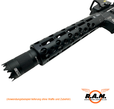 SOLIDCORE SlipON Monolith Pro 10" Ultralight RIS Handguard Vollmetall (ALU)