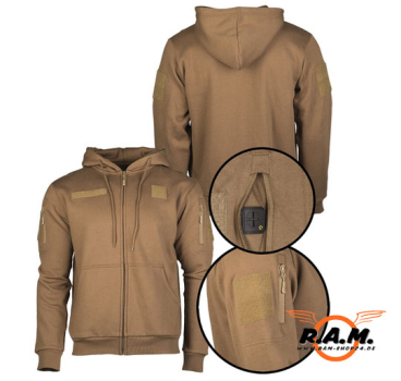 Taktischer Hoodie / Kapuzenjacke, Coyote