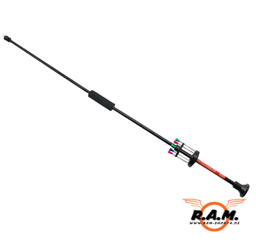 Zweiteiliges Blasrohr 105 cm komplett mit Visier, Pfeilhalter und 10 Pfeilen