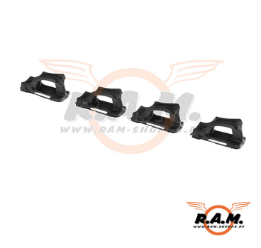 M4 Speedplate schwarz (4-er Set)