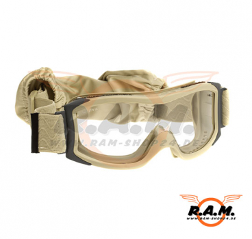 Ballistische Vollschutzbrille X1000 Tactical TAN (Bollé)