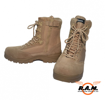 TACTICAL BOOTS DELUXE SOLIDCORE KHAKI (AUSLAUF, Gr. 40 + 46 )