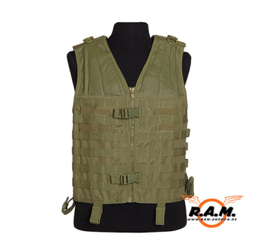 Weste Molle Light Tactical in der Farbe Oliv