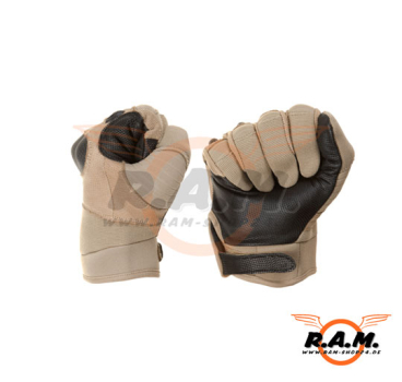 Assault Gloves tan (Invader Gear) AUSLAUF, Gr. M