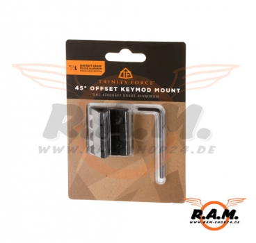 Trinity Force 45 Degree Offset Keymod Mount, schwarz